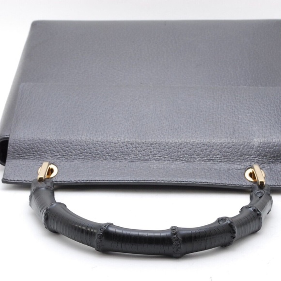 Vintage Gucci Bamboo flap handbag - Picture 5 of 15